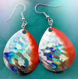 Orange Crest Colorado Blade Earrings - Presidential Brand (R)