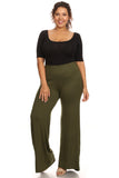 Plus Size Women's Palazzo Pants Hight Waisted Made in the USA - Presidential Brand (R)