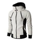 Mens Dary Gray Windproof Zipped Up Hoodie - Presidential Brand (R)