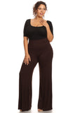 Plus Size Women's Palazzo Pants Hight Waisted Made in the USA - Presidential Brand (R)