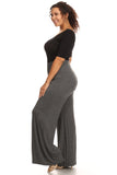 Plus Size Women's Palazzo Pants Hight Waisted Made in the USA - Presidential Brand (R)