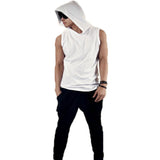 Mens Summer Sleeveless Hooded Tee - Presidential Brand (R)