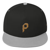 Presidential P Gold Flat Bill Cap - Presidential Brand (R)