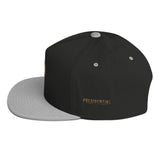 Presidential P Gold Flat Bill Cap - Presidential Brand (R)