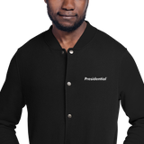 PRESIDENTIAL BOMBER JACKET | Embroidered Champion - Presidential Brand (R)