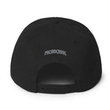 Presidential Snapback Hat Black letter Presidential Silver - Presidential Brand (R)