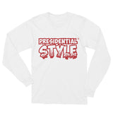 Presidential Style Red Long Sleeve T-Shirt - Presidential Brand (R)