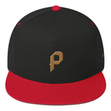 Presidential P Gold Flat Bill Cap - Presidential Brand (R)