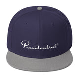 Presidential White Snapback Hat - Presidential Brand (R)