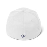 Presidential Cursive P On Back | Blue Structured Twill Cap - Presidential Brand (R)