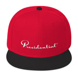 Presidential White Snapback Hat - Presidential Brand (R)