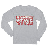 Presidential Style Red Long Sleeve T-Shirt - Presidential Brand (R)