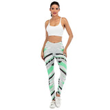 Women Sexy Legging Stitching streak Printing Fitness leggins - Presidential Brand (R)
