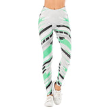 Women Sexy Legging Stitching streak Printing Fitness leggins - Presidential Brand (R)