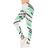 Women Sexy Legging Stitching streak Printing Fitness leggins - Presidential Brand (R)