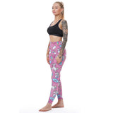 Unicorn Leggings Women Leggins Fitness Legging Sexy Pants 3d Printed Rainbow Star Cat Donuts - Presidential Brand (R)