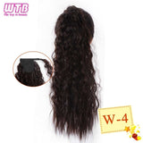 Hair Extension Heat Resistant Synthetic Natural Wave Pony Tail WTB 22" Long Wavy Wrap Around Clip In Ponytail - Presidential Brand (R)