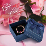 Rose Gold Color Charm Link Chain Bracelets with Fashion Heart Shaped Crystal from Swarovski Women Bracelet Gift Jewelry - Presidential Brand (R)