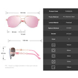 sunglasses women uv 400 oculos female sun glasses shades mirror Pilot Pink feminino zonnebril dames gafas de sol mujer - Presidential Brand (R)