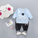 Baby Boys Girls Autumn Warm WaistCoat Sweatshirt Pants 3Pcs Infant Kids Children Sports Suit Toddler - Presidential Brand (R)