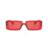 Trendy Rectangle Sunglasses Women Brand Design Black Thick Frame Fashion 90s Cool Sun Glasses Shades Female - Presidential Brand (R)