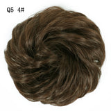 WERD  2 Plastic Comb Clip In Curly Synthetic Hair Pieces Chignon Updo Cover Hairpiece Extension Hair Bun Hair Accessories - Presidential Brand (R)