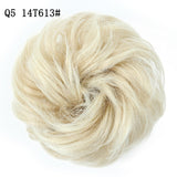 WERD  2 Plastic Comb Clip In Curly Synthetic Hair Pieces Chignon Updo Cover Hairpiece Extension Hair Bun Hair Accessories - Presidential Brand (R)