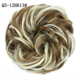 WERD  2 Plastic Comb Clip In Curly Synthetic Hair Pieces Chignon Updo Cover Hairpiece Extension Hair Bun Hair Accessories - Presidential Brand (R)