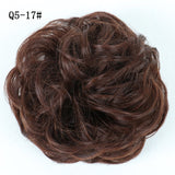 WERD  2 Plastic Comb Clip In Curly Synthetic Hair Pieces Chignon Updo Cover Hairpiece Extension Hair Bun Hair Accessories - Presidential Brand (R)