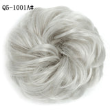 WERD  2 Plastic Comb Clip In Curly Synthetic Hair Pieces Chignon Updo Cover Hairpiece Extension Hair Bun Hair Accessories - Presidential Brand (R)