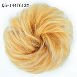 WERD  2 Plastic Comb Clip In Curly Synthetic Hair Pieces Chignon Updo Cover Hairpiece Extension Hair Bun Hair Accessories - Presidential Brand (R)