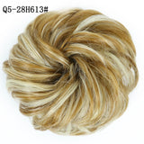 WERD  2 Plastic Comb Clip In Curly Synthetic Hair Pieces Chignon Updo Cover Hairpiece Extension Hair Bun Hair Accessories - Presidential Brand (R)