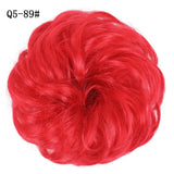 WERD  2 Plastic Comb Clip In Curly Synthetic Hair Pieces Chignon Updo Cover Hairpiece Extension Hair Bun Hair Accessories - Presidential Brand (R)