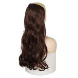 MERISI HAIR 5 Clips Synthetic Hair Long Straight Clip In Hair Extensions False Hair Black Hair Pieces for Women - Presidential Brand (R)