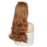 MERISI HAIR 5 Clips Synthetic Hair Long Straight Clip In Hair Extensions False Hair Black Hair Pieces for Women - Presidential Brand (R)