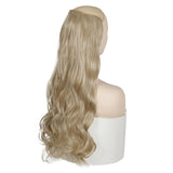 MERISI HAIR 5 Clips Synthetic Hair Long Straight Clip In Hair Extensions False Hair Black Hair Pieces for Women - Presidential Brand (R)