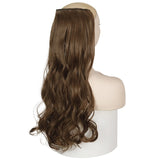 MERISI HAIR 5 Clips Synthetic Hair Long Straight Clip In Hair Extensions False Hair Black Hair Pieces for Women - Presidential Brand (R)