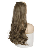 MERISI HAIR 5 Clips Synthetic Hair Long Straight Clip In Hair Extensions False Hair Black Hair Pieces for Women - Presidential Brand (R)