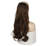 MERISI HAIR 5 Clips Synthetic Hair Long Straight Clip In Hair Extensions False Hair Black Hair Pieces for Women - Presidential Brand (R)