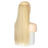 MERISI HAIR 5 Clips Synthetic Hair Long Straight Clip In Hair Extensions False Hair Black Hair Pieces for Women - Presidential Brand (R)