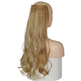 MERISI HAIR 5 Clips Synthetic Hair Long Straight Clip In Hair Extensions False Hair Black Hair Pieces for Women - Presidential Brand (R)