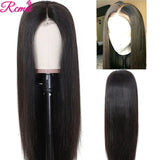 Honey Blonde Lace Front Wig Brazilian Straight Lace Front Human Pre Plucked 13*1 Lace Remy Middle Part Glueless 613emy 150 - Presidential Brand (R)