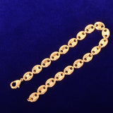 7mm Glossy Solid Bracelet Link Bling Chain - Presidential Brand (R)