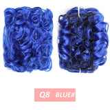 WERD  2 Plastic Comb Clip In Curly Synthetic Hair Pieces Chignon Updo Cover Hairpiece Extension Hair Bun Hair Accessories - Presidential Brand (R)