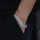 12mm Micro Pave CZ Cuban Link Chains Necklaces Luxury Bling Choker Iced Out Zircon Punk Women Men Couple Jewelry Christmas Gifts - Presidential Brand (R)