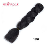 MISS ROLA 24Inch Glowing Twist Braids Braiding Hair Extensions Jumbo Braids Ombre Synthetic Hair Support Wholesale Kanekalon - Presidential Brand (R)