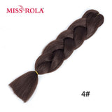 MISS ROLA 24Inch Glowing Twist Braids Braiding Hair Extensions Jumbo Braids Ombre Synthetic Hair Support Wholesale Kanekalon - Presidential Brand (R)