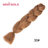 MISS ROLA 24Inch Glowing Twist Braids Braiding Hair Extensions Jumbo Braids Ombre Synthetic Hair Support Wholesale Kanekalon - Presidential Brand (R)