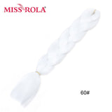 MISS ROLA 24Inch Glowing Twist Braids Braiding Hair Extensions Jumbo Braids Ombre Synthetic Hair Support Wholesale Kanekalon - Presidential Brand (R)