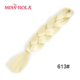 MISS ROLA 24Inch Glowing Twist Braids Braiding Hair Extensions Jumbo Braids Ombre Synthetic Hair Support Wholesale Kanekalon - Presidential Brand (R)